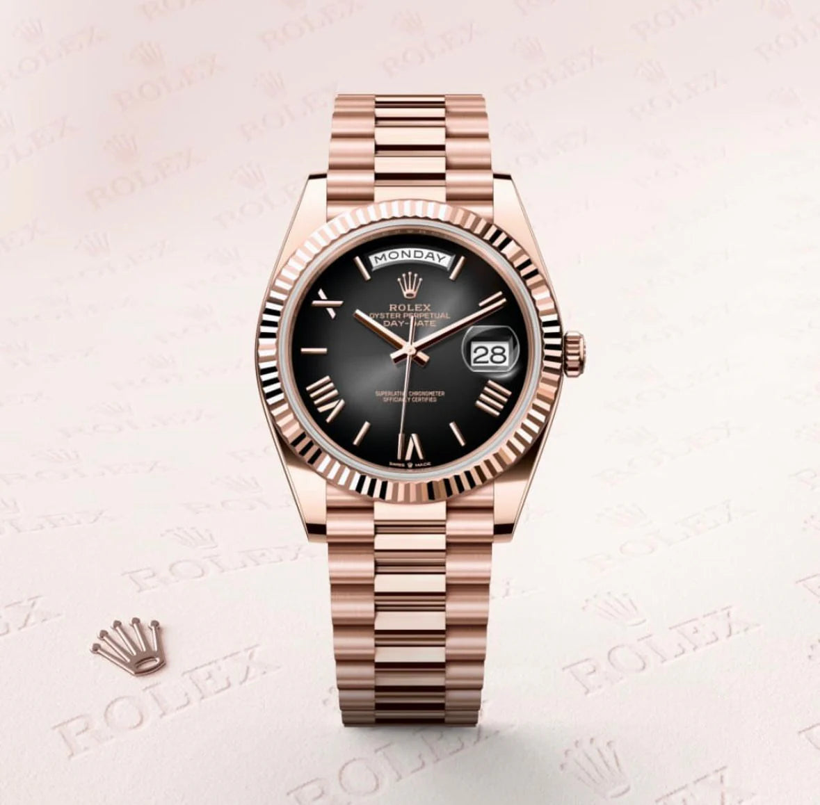 Day-Date 40 Everose Slate Ombre